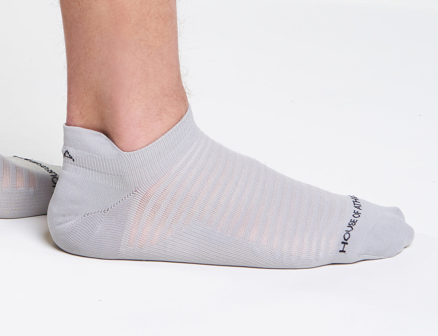 Men's No-Show Socks Drizzle Grey