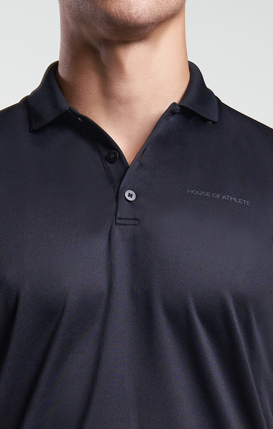 Mens Logo Polo Shirt Black