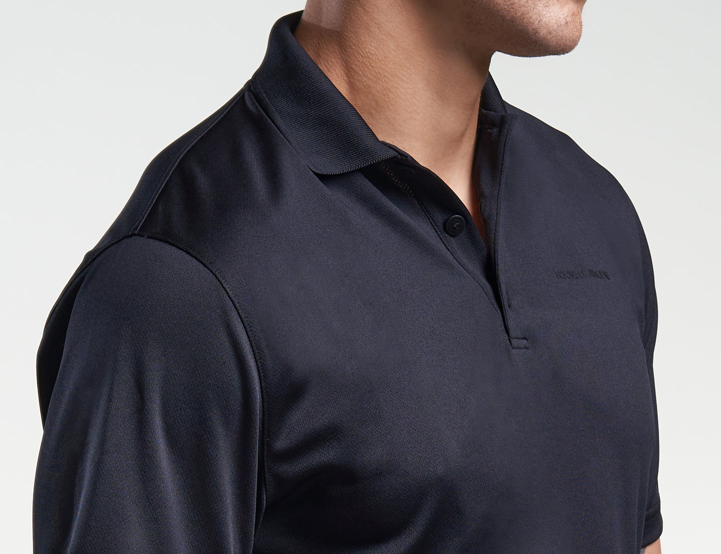 Mens Logo Polo Shirt Black