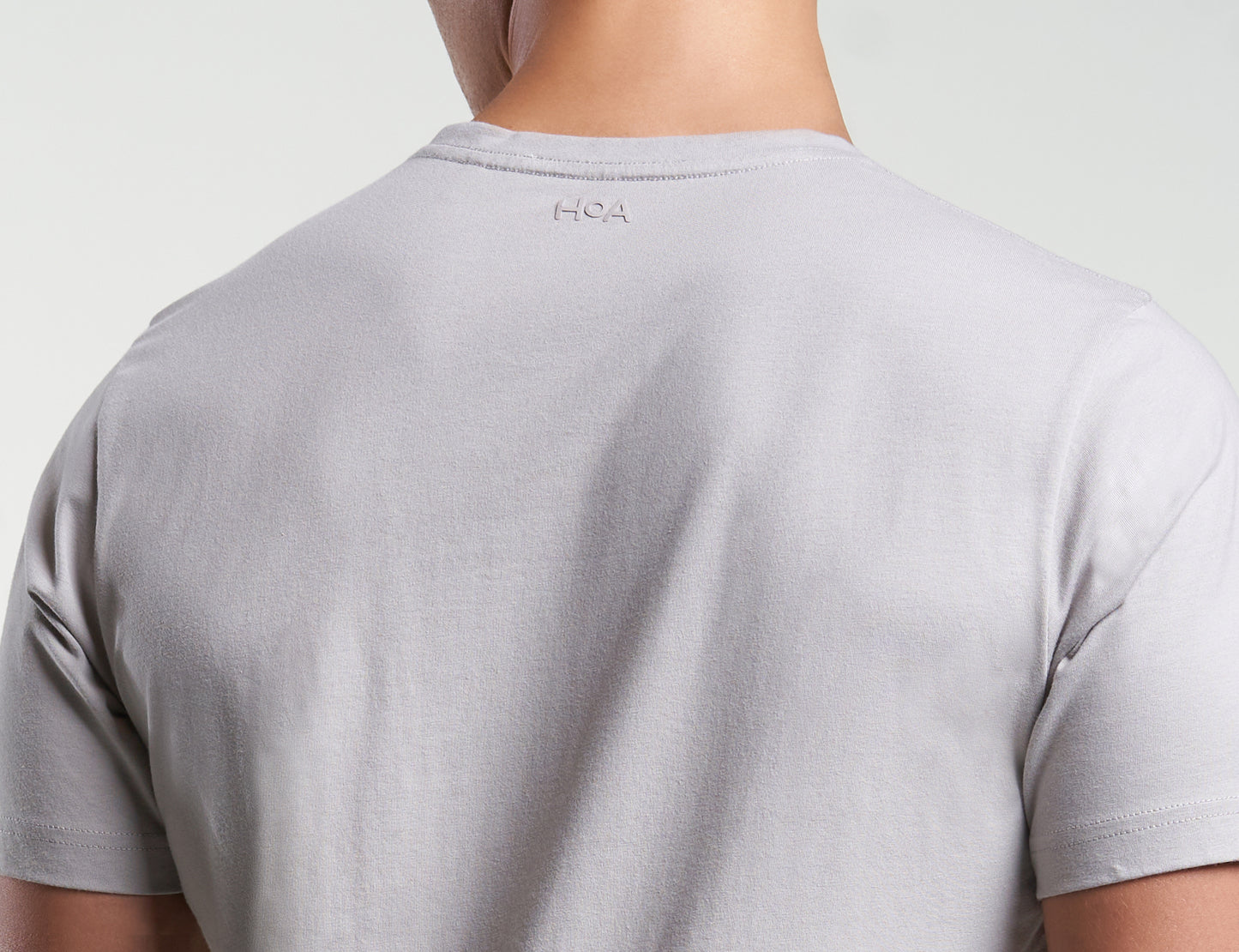 Logo Crew Tee Drizzle Grey