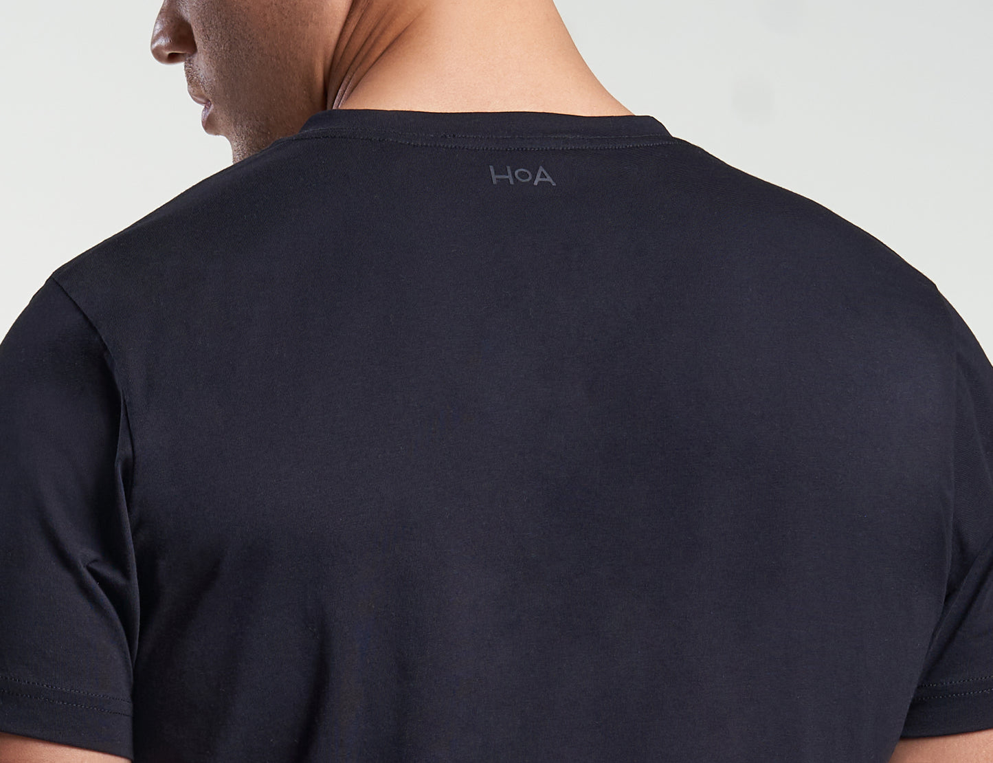 Logo V-Neck Tee Black