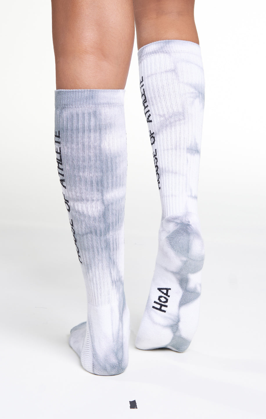 Women's Tall Tie Dye Socks Grey/White