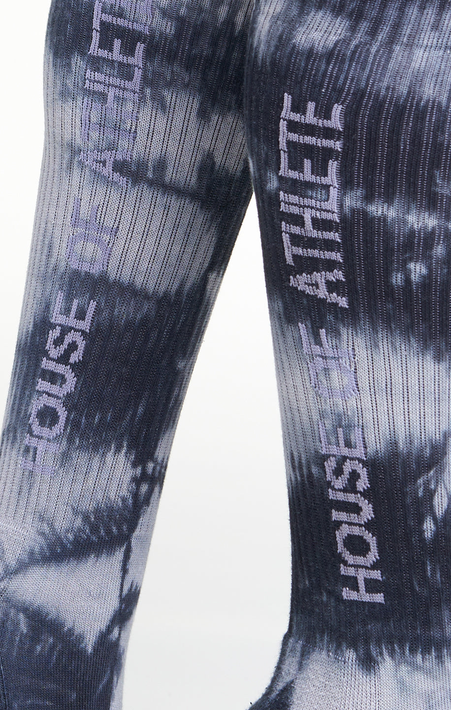 Women's Tall Tie Dye Socks Black/White