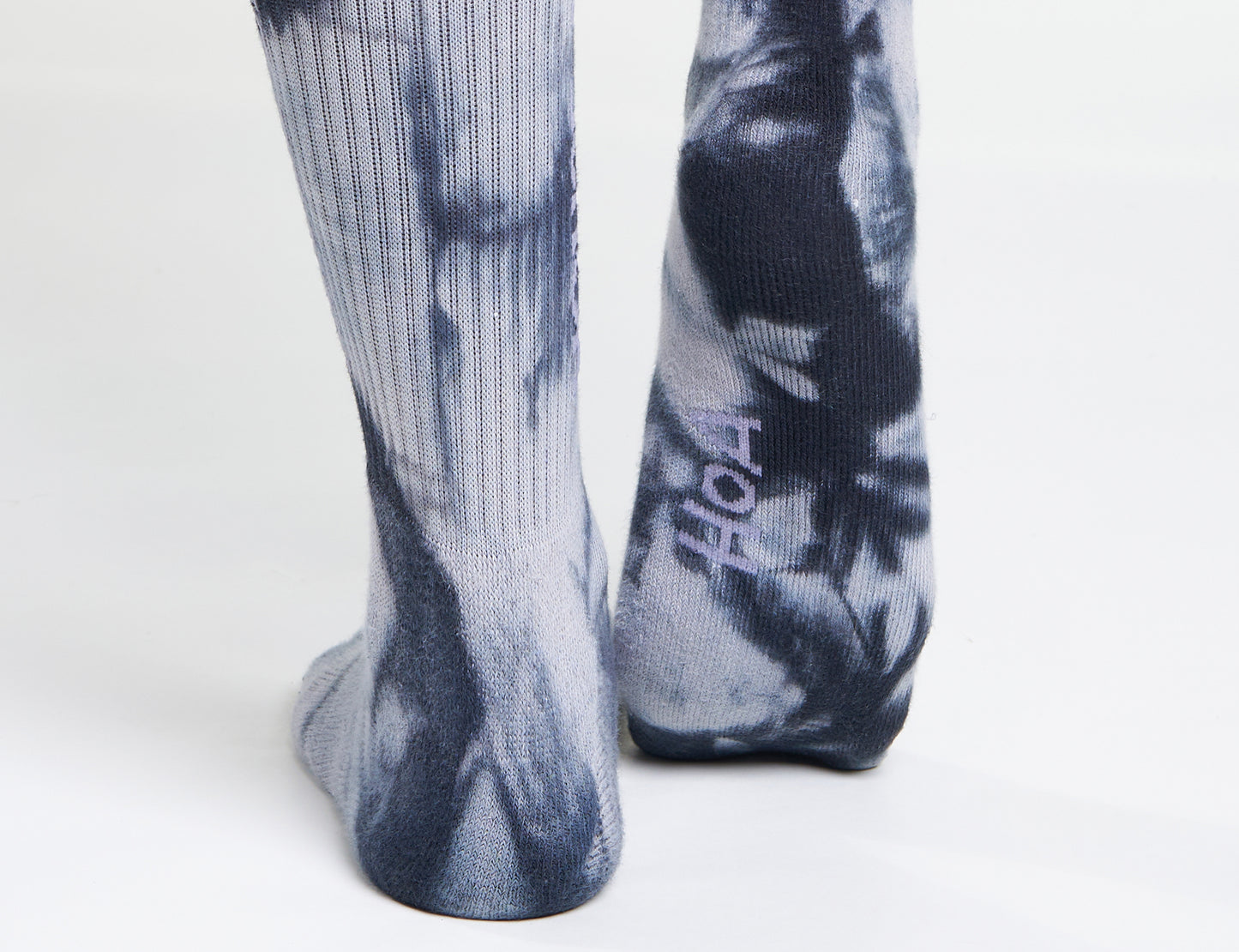 Women's Tall Tie Dye Socks Black/White