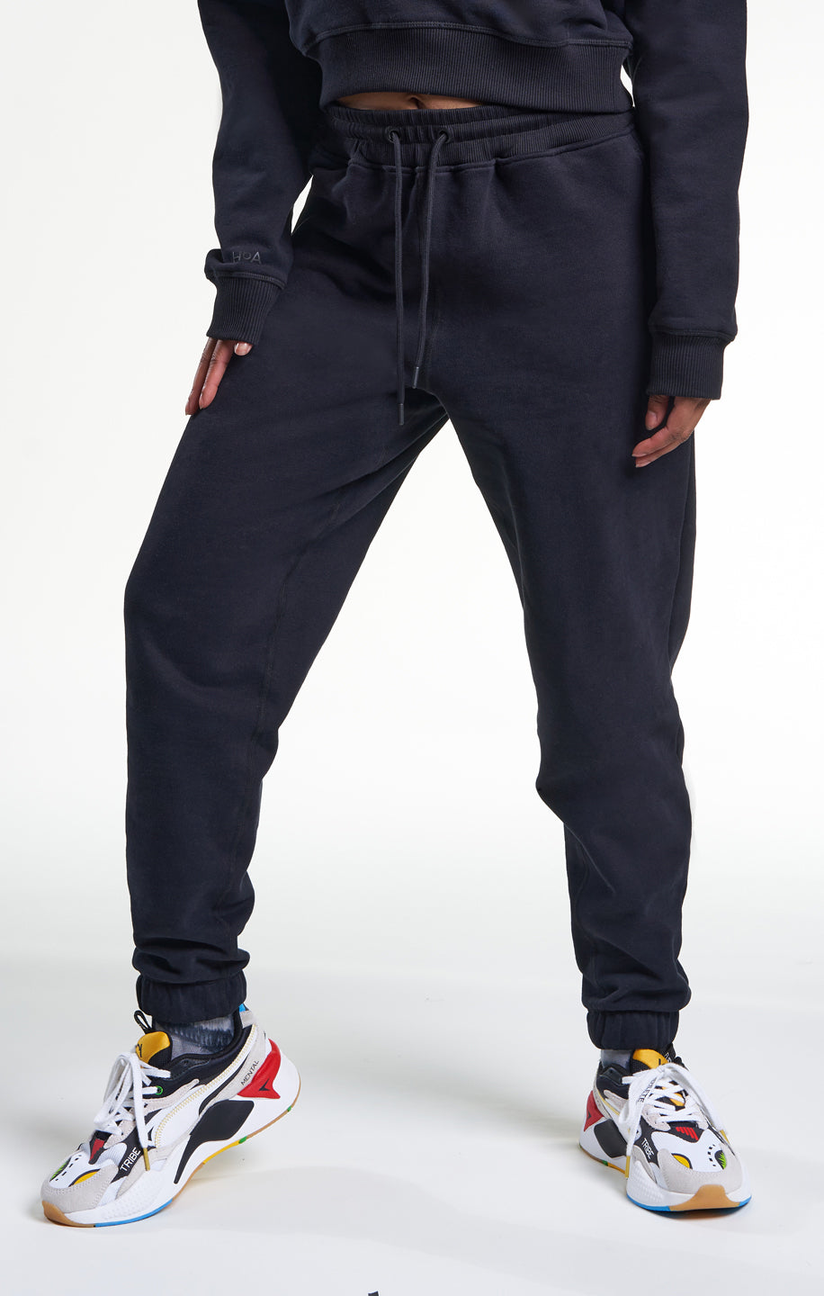 Womens Casual Sweat Jogging Pant Black