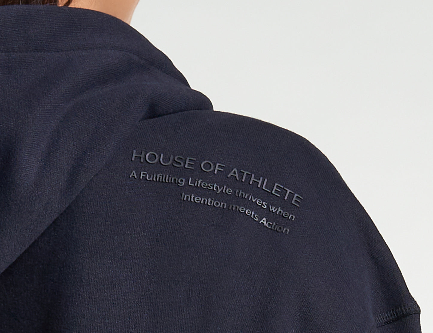 Womens Casual Zip-Through HOA Hoodie Black