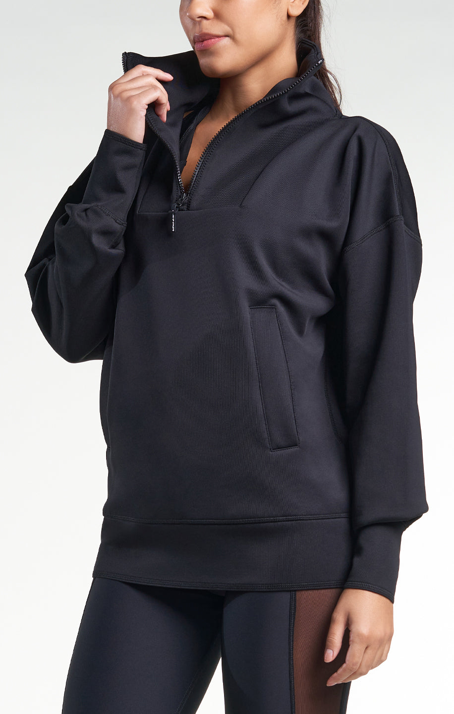 Womens Tech Fleece Oversized Tunic