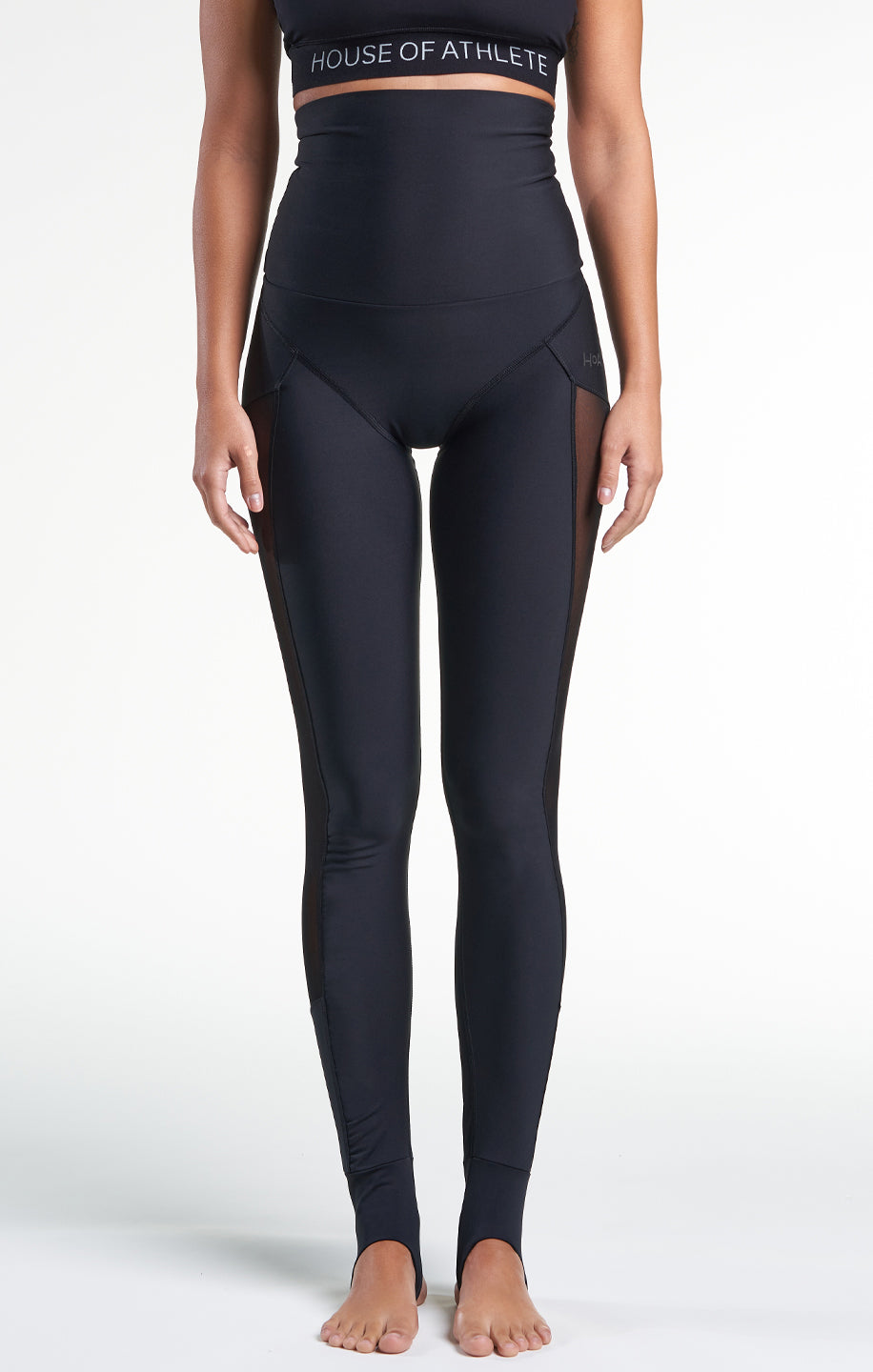 Womens Performance Scuba Fold-Over Stirrup Legging