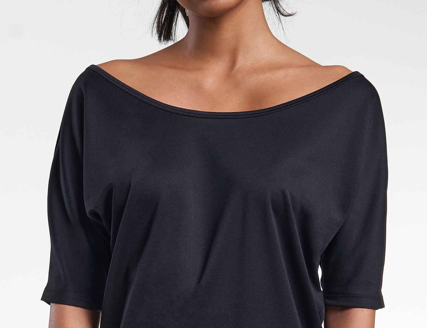 Womens Performance Jersey Drape Tee