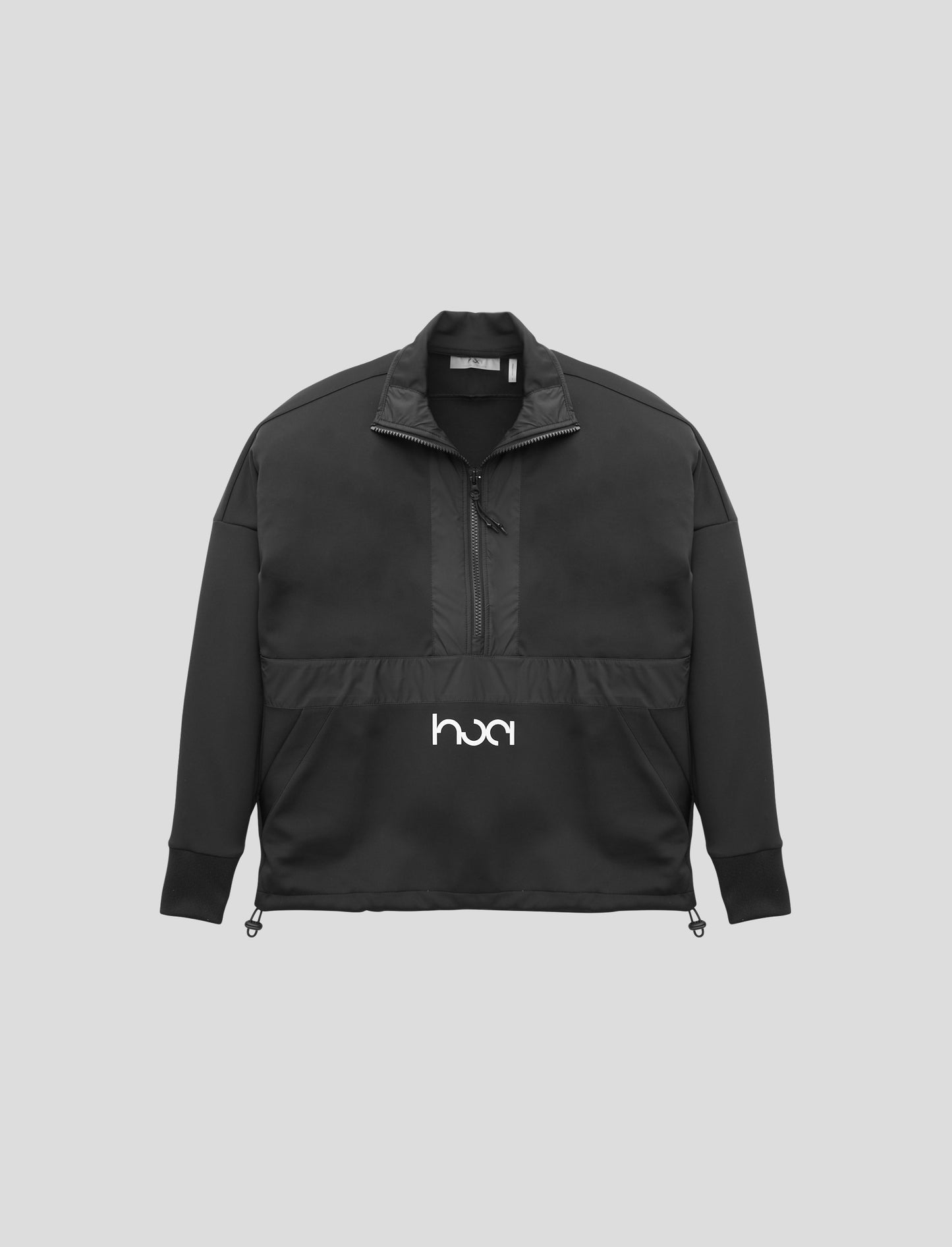 1/4 Zip Pullover Jacket Black