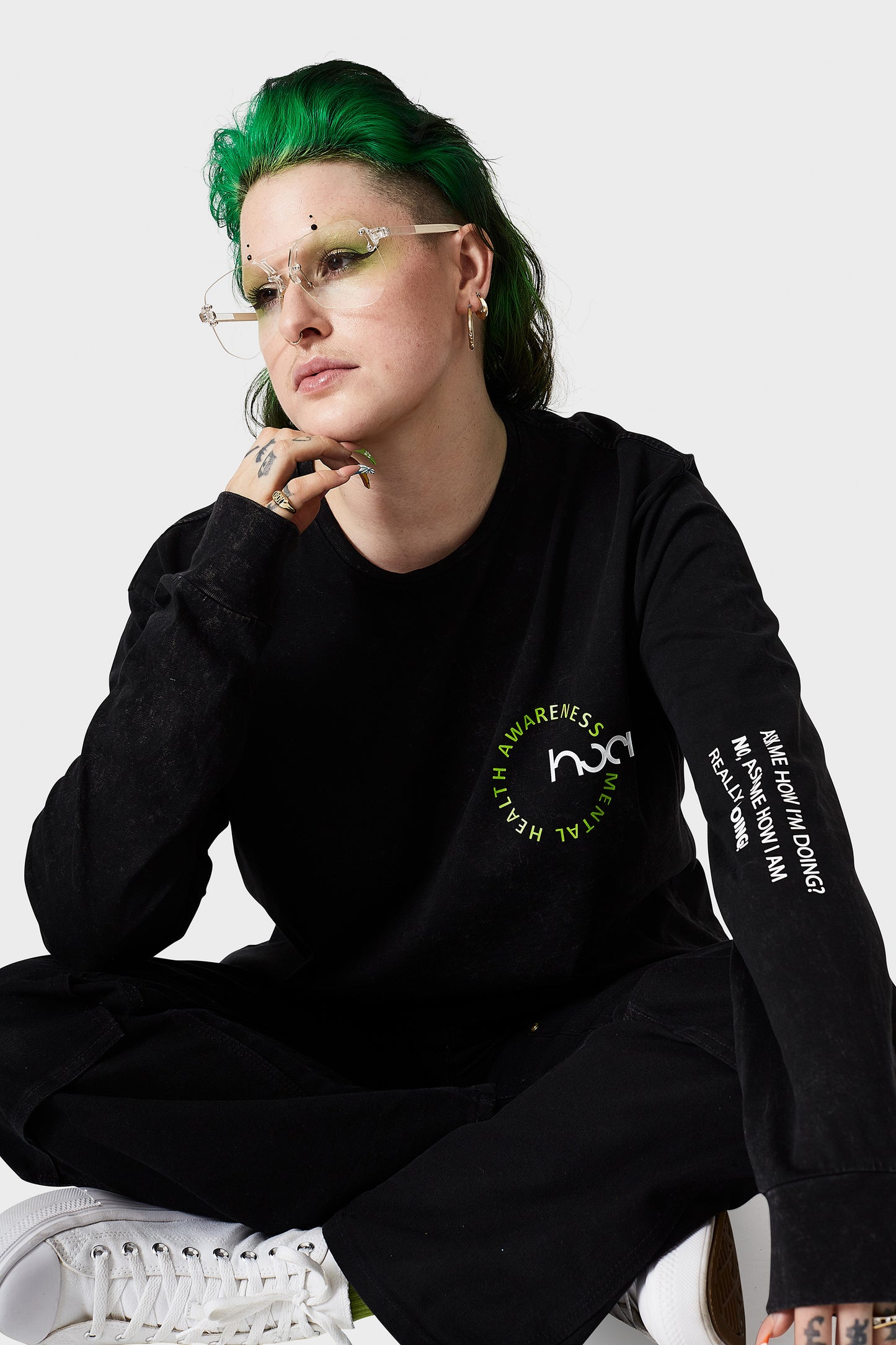 MHA Oversized Long Sleeve Tee