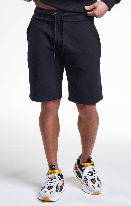 Mens Casual Sweat Short Black