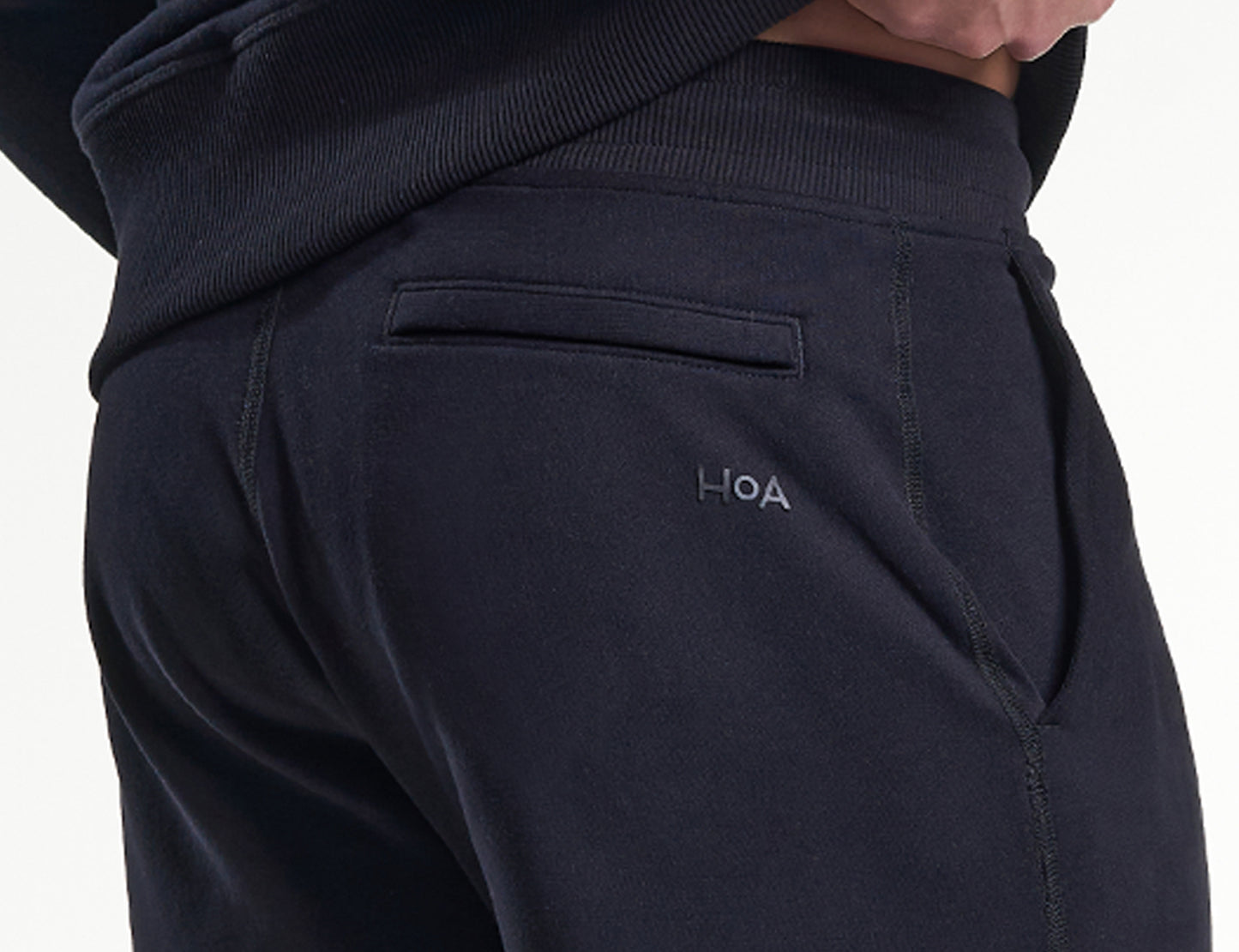 Mens Casual Sweat Short Black
