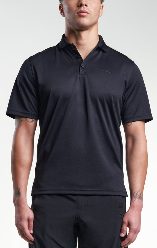 Mens HOA Polo Shirt Black