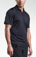 Load image into Gallery viewer, Mens Logo Polo Shirt Black
