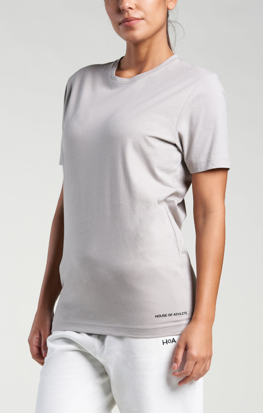 Logo Crew Tee Drizzle Grey