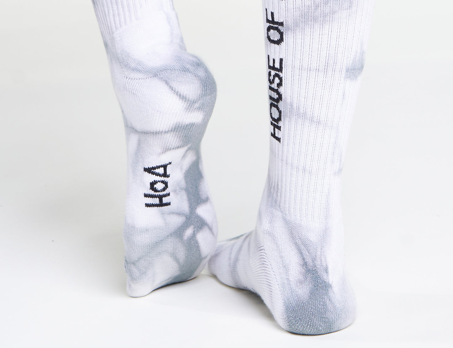 Women's Tall Tie Dye Socks Grey/White