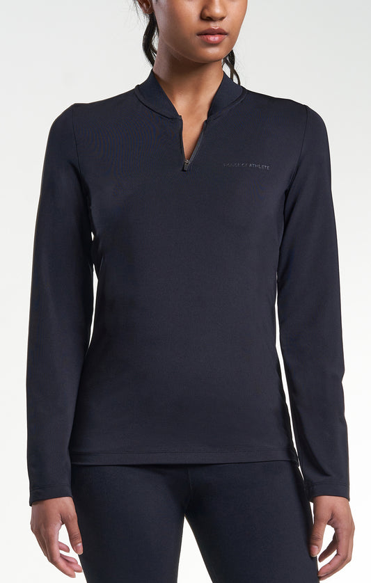 Womens Logo Long Sleeve 1/4 Zip