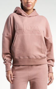 Womens Casual Popover HOA Hoodie Neutral