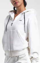Load image into Gallery viewer, Womens Casual Zip-Through HOA Hoodie Ivory
