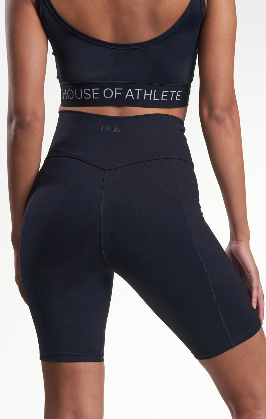 Womens Performance Power Span Hi-Waist Bike Short