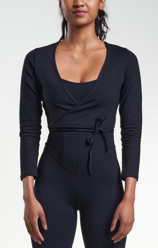 Womens Performance Power Span Wrap Top