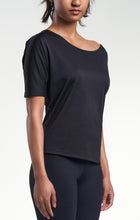 Load image into Gallery viewer, Womens Performance Jersey Drape Tee
