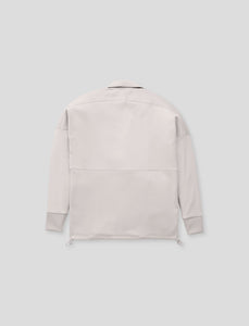 1/4 Zip Pullover Jacket Stone