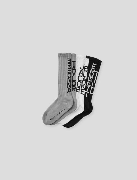 Women's Say Their Name 3-Pack Socks