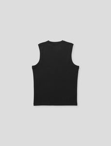 Men's Logo Sleeveless Top Black