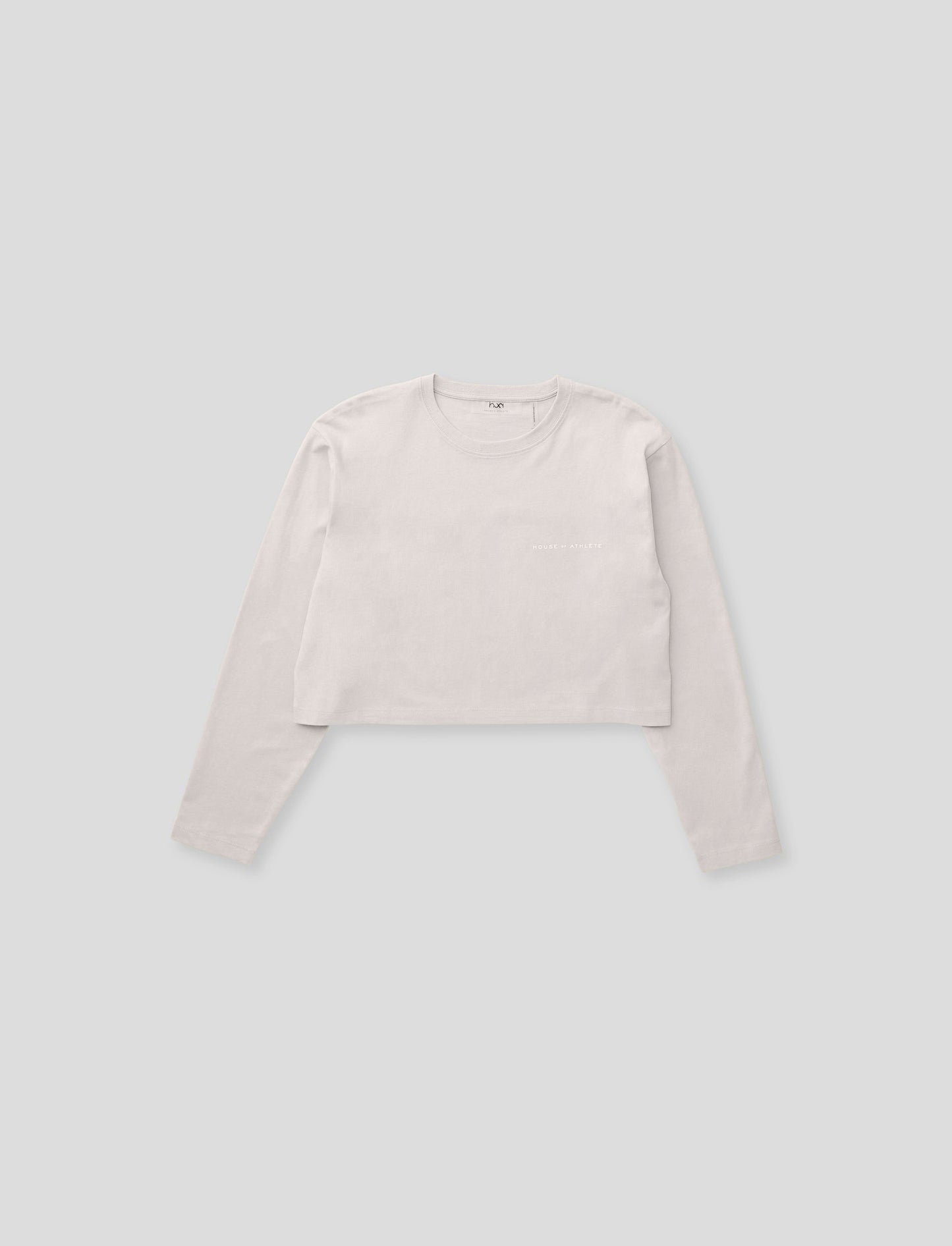 Women's Comfort Crop Long Sleeve Tee Stone
