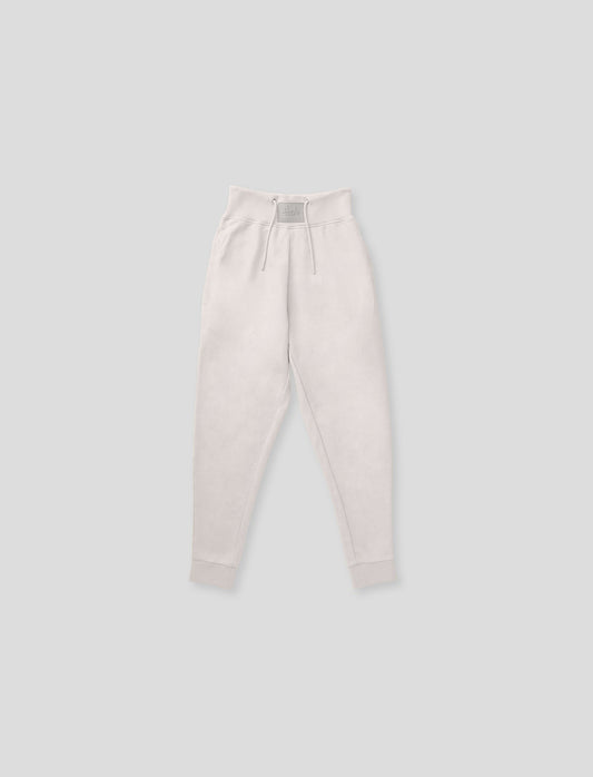 Women's French Terry High-Waist Slim Jogger Stone