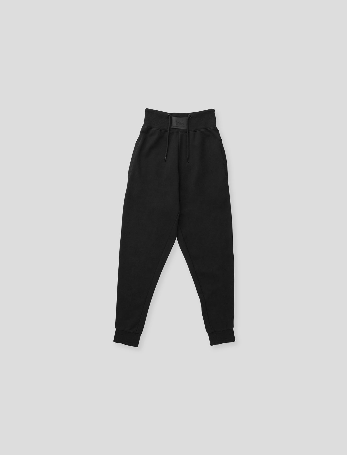 Women's French Terry High-Waist Slim Jogger Black
