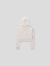 Load image into Gallery viewer, Women&#39;s French Terry Crop Zip Hoodie Stone
