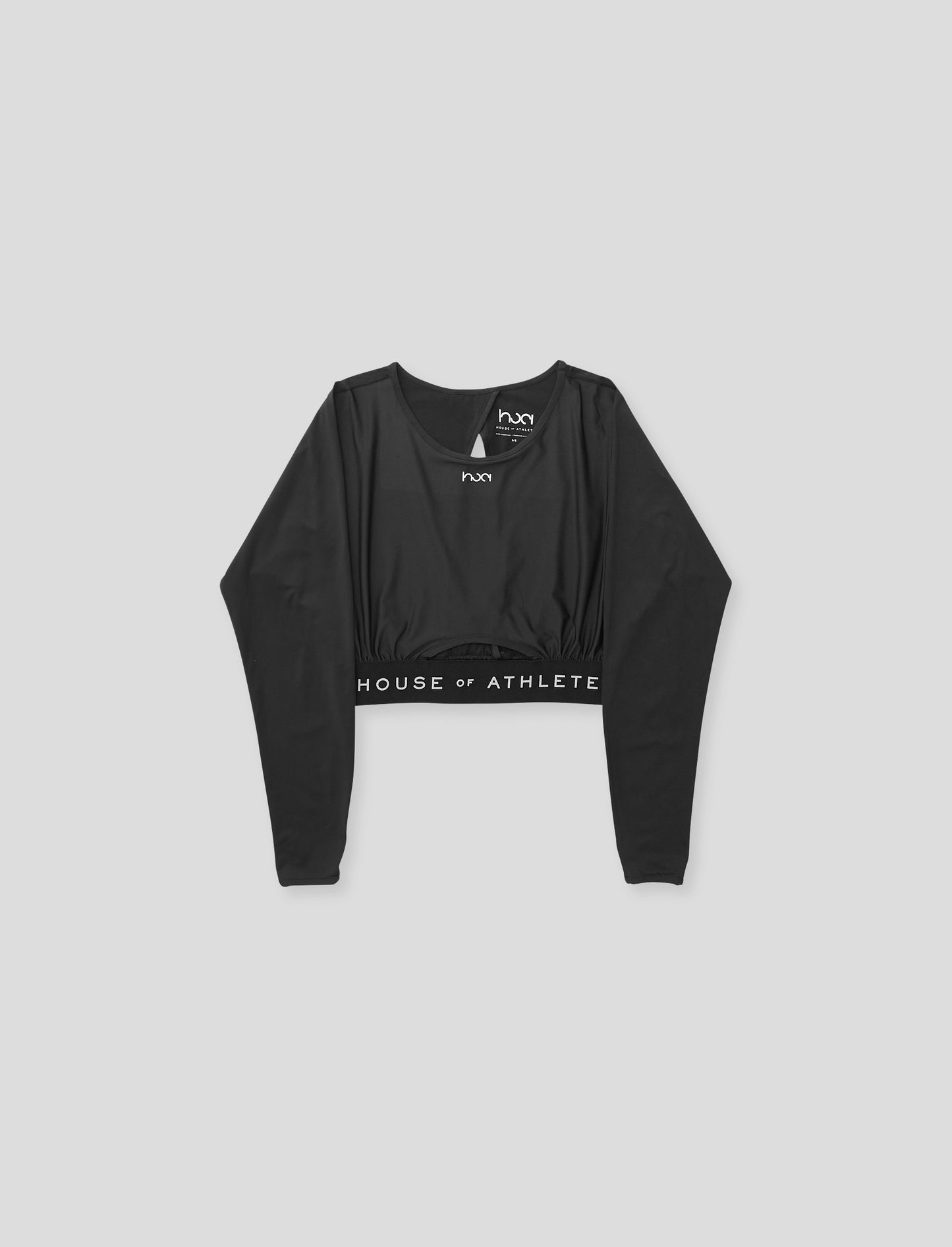 Women's Silky Peek-A-Boo Long Sleeve Top
