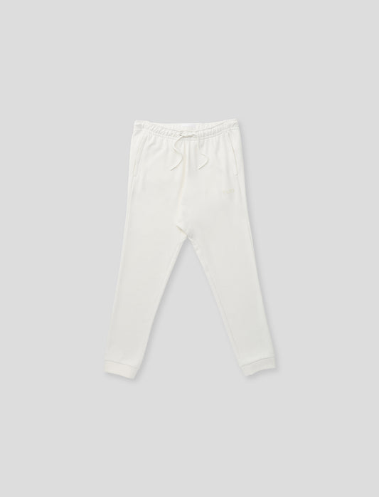 Men's French Terry Jogger White