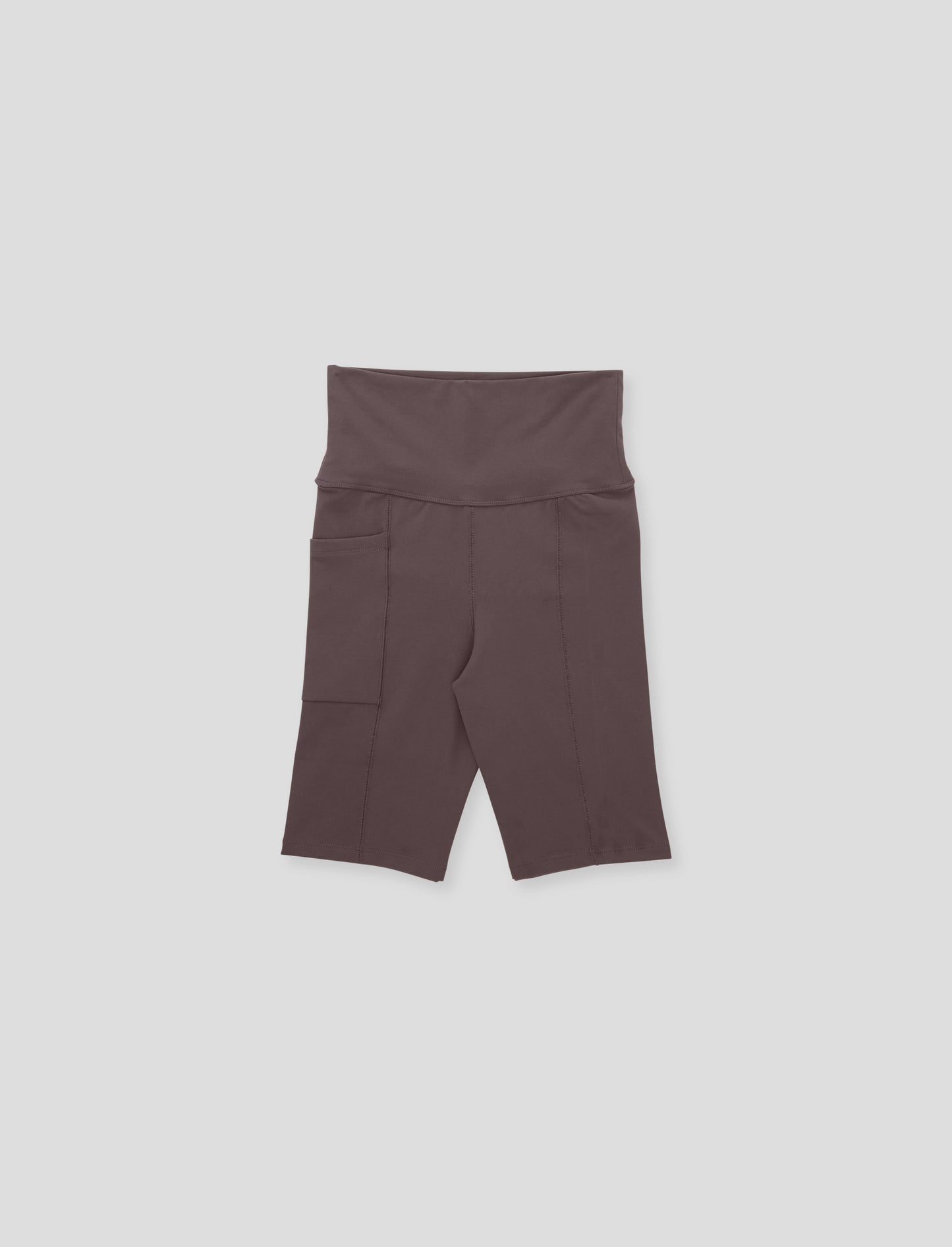 Women's Power Span High-Waist Bike Short Mushroom