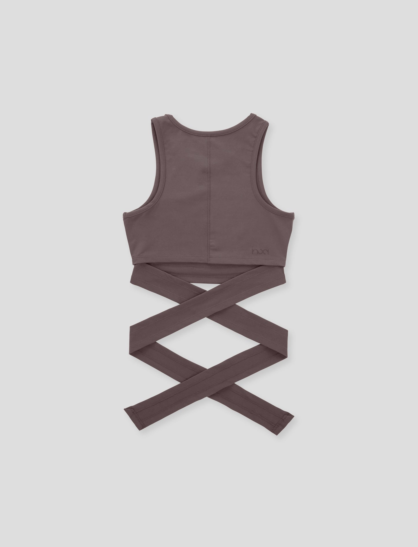 Women's Power Span Wrap Tank Mushroom