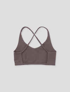 Women's Power Span Strappy Bra Mushroom