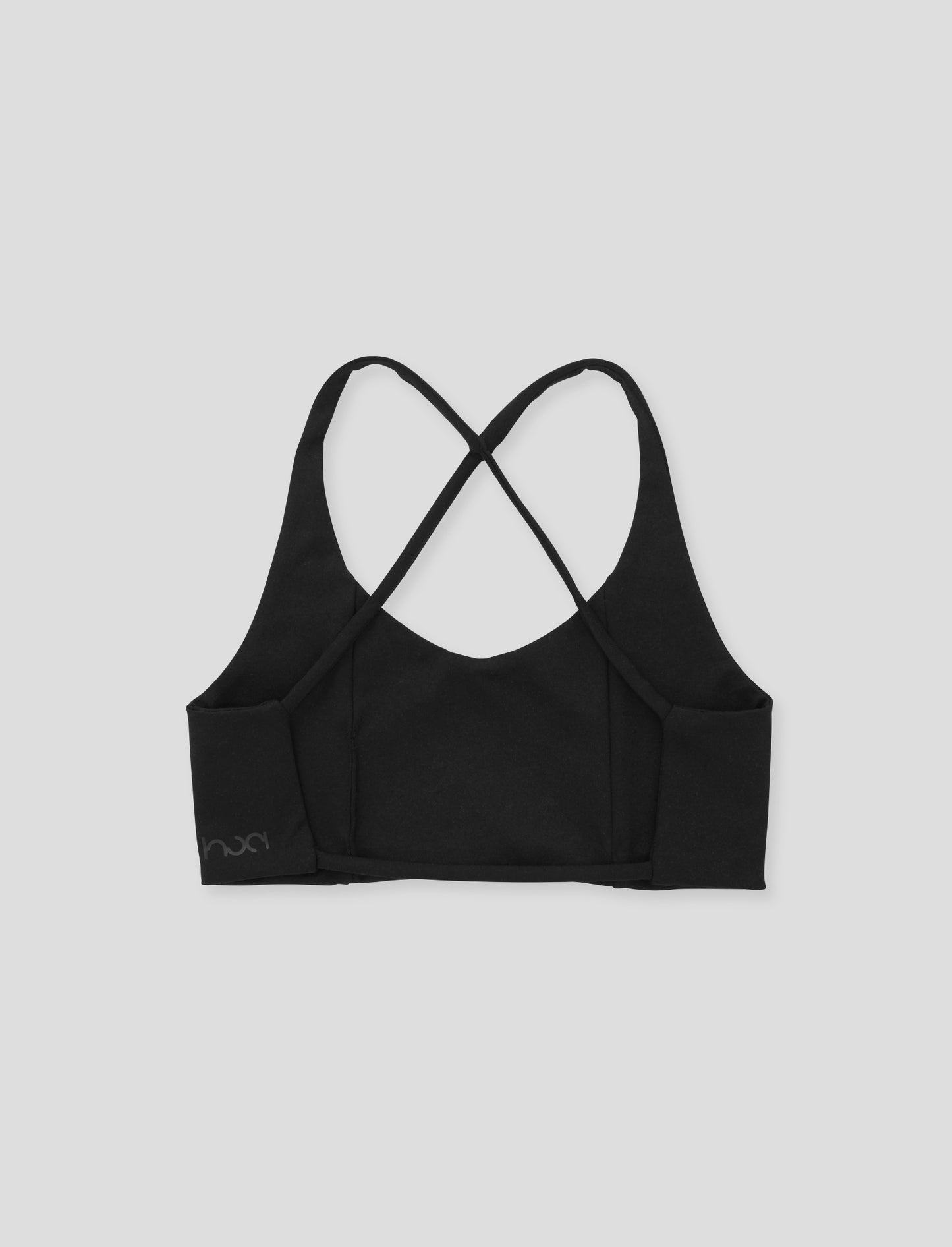 Women's Power Span Strappy Bra Black