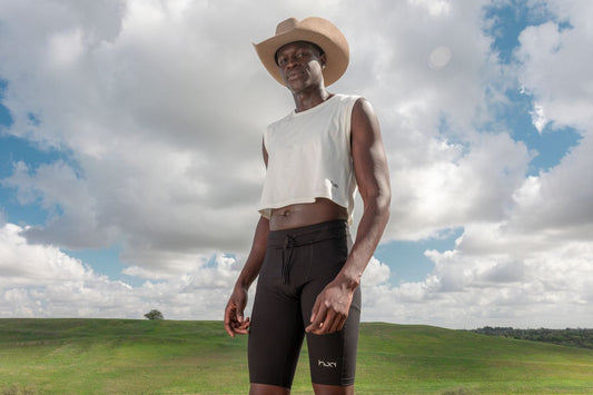 Comfort Crop Cut-Off Tee White